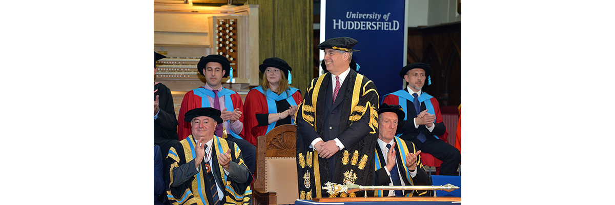The University's Chancellor, HRH The Duke of York, at last year's ceremonies