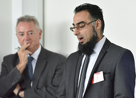 Professor Bob Cryan and Lukman Patel