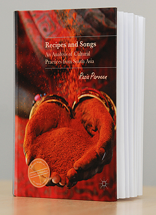 Book titled Recipes and Songs