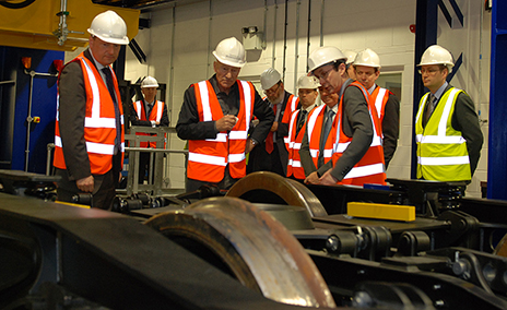 Sir Patrick Stewart in the Institute of Railway Research