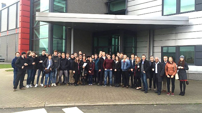 Logistics students represent university at Belgium conference 