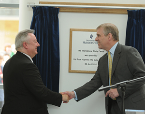 HRH The Duke of York opens the International Study Centre